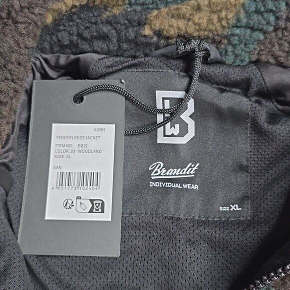 511 NWT BRANDIT INDIVIDUAL WEAR Men's Fleece Full Zip Jacket (5021) Size XL - Picture 4 of 6